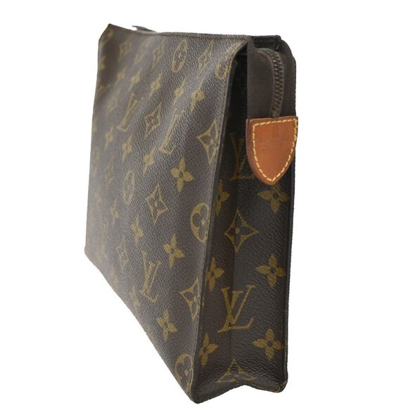 LOUIS VUITTON Poche Toilette 26 Clutch Hand Bag Monogram Leather M47542 04EF116 - Picture 13 of 16